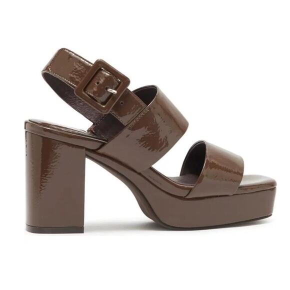 Jeffrey Campbell Strappy Platform Sandal 10 Brown NEW - Picture 1 of 8